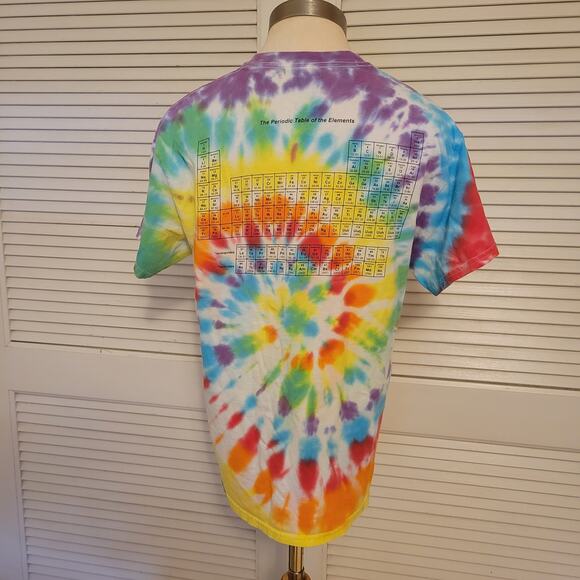 Gildan Ultra Cotton Tie Dye Chemistry Graphic Unisex T-Shirt Medium - Picture 2 of 7